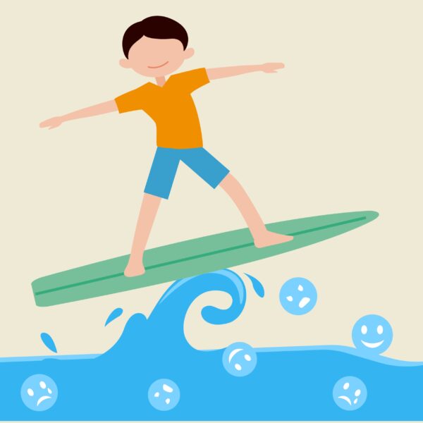 Surfen op emoties